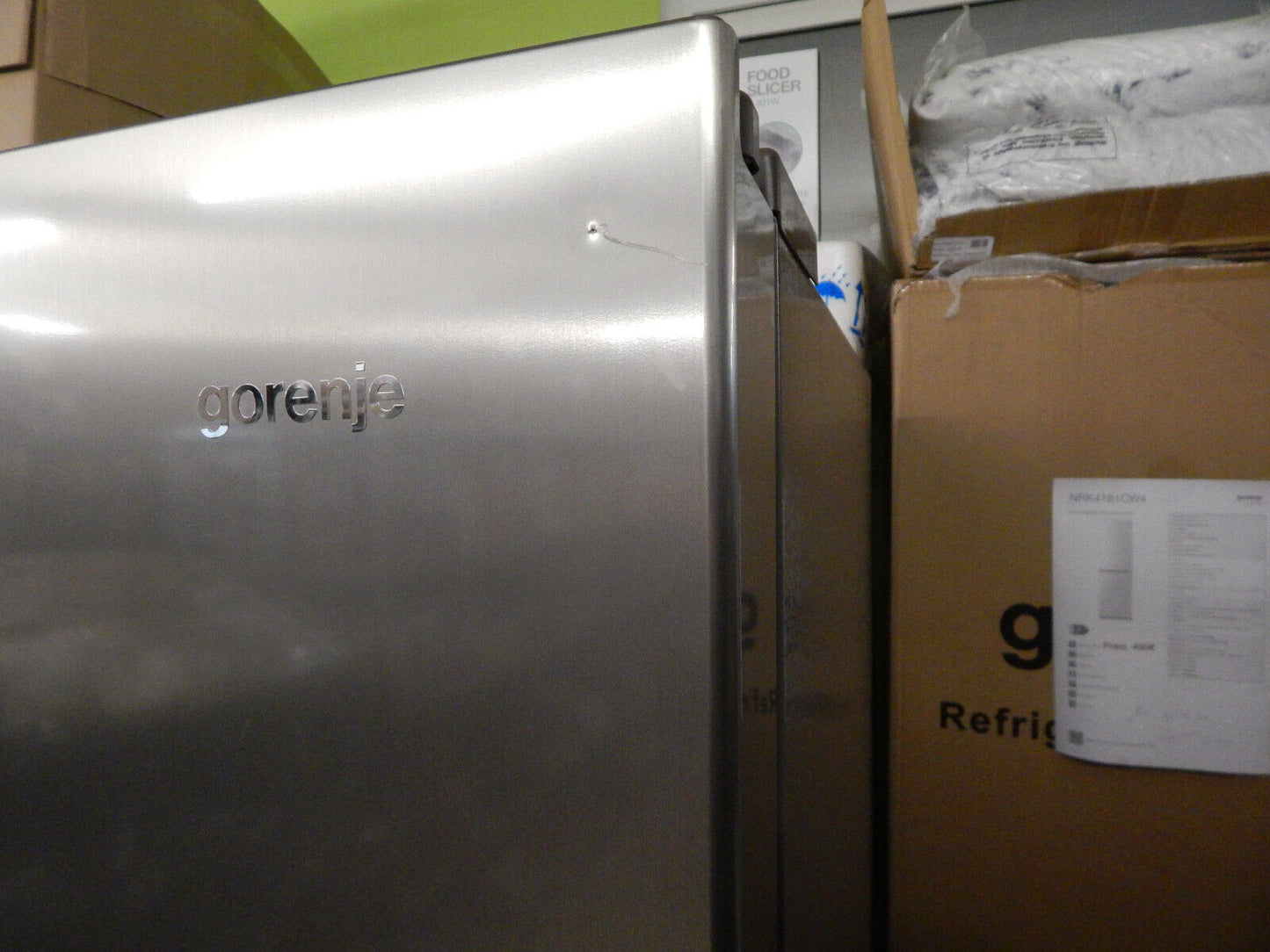 Gorenje Side-by-Side NRS9EVXB1 Kühlschrank Edelstahl Eis-/Wasserspender NoFrost