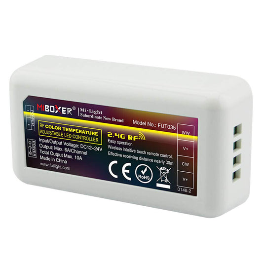Fernbedienung für WL5, FUT03 & LGIDTECH FUT035 Miboxer WW+CW LED-Lichtstreifen,