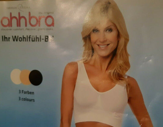 Ahh bra DerWohlfühl BH 3er Set nahtloser BH Ersatz und ohne Bügel Größe: M