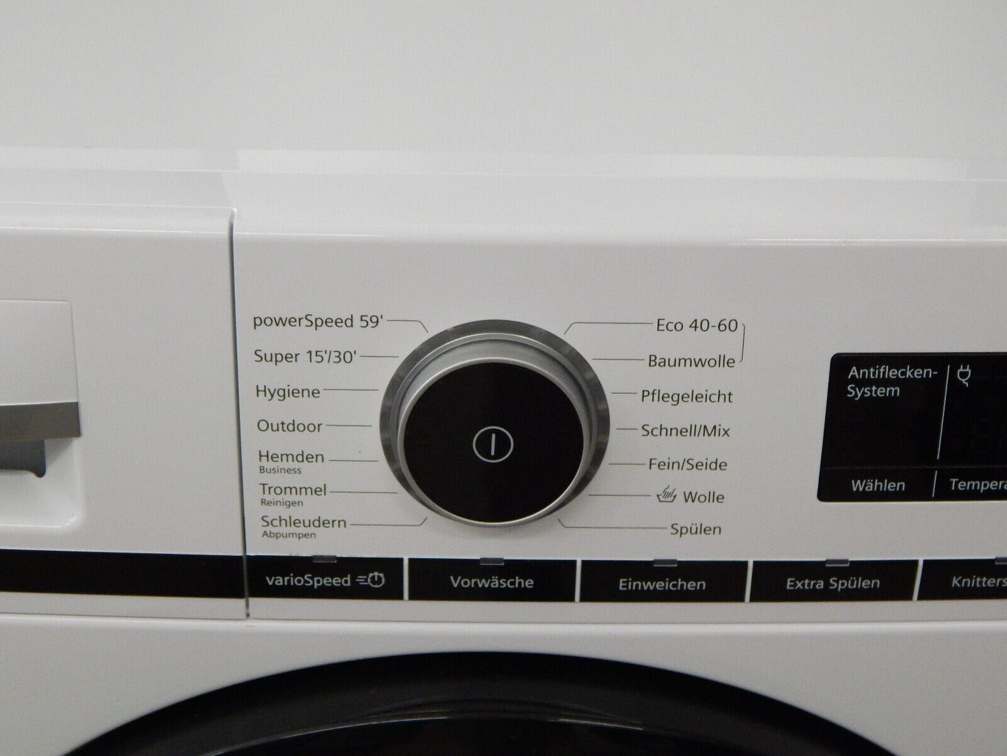 SIEMENS iQ700 WM14VMA3 Waschmaschine 9 kg, 1400 U/min iSensoric AquaStop in Weiß