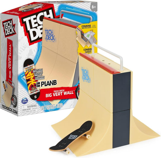 Tech Deck, Big Vert Wall X-Connect Park Creator, anpassbares und baubares Rampen