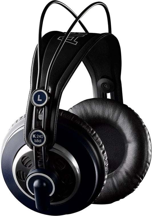 AKG K240 MK2 Studio hrumschließende Musik & Gaming Kopfhörer - Schwarz