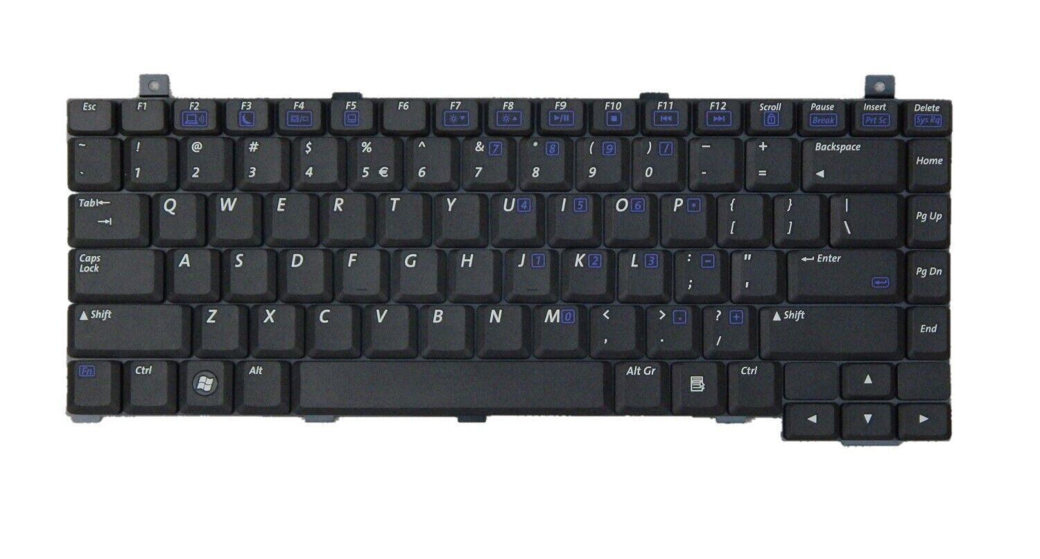 Laptop Tastatur Universal QWERTY Layout Laptoptastatur Notebook Einbau Tastatur