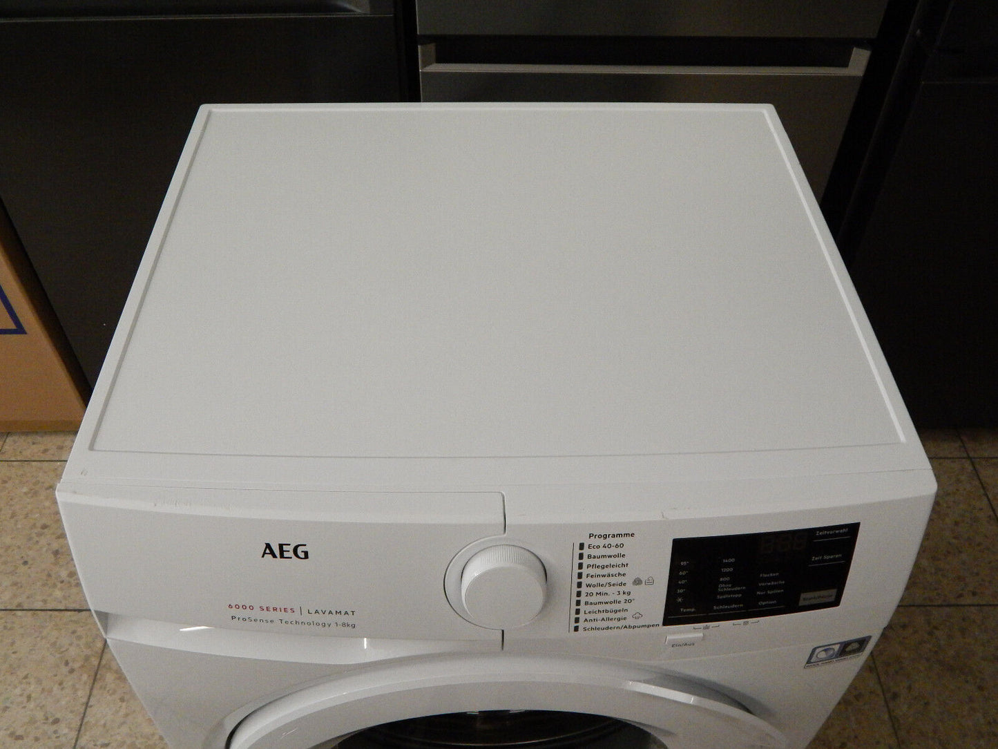 AEG L6FA48FL Waschmaschine Serie 6000 8 kg Anti-Allergie Dampfprogramm 1400U/Min