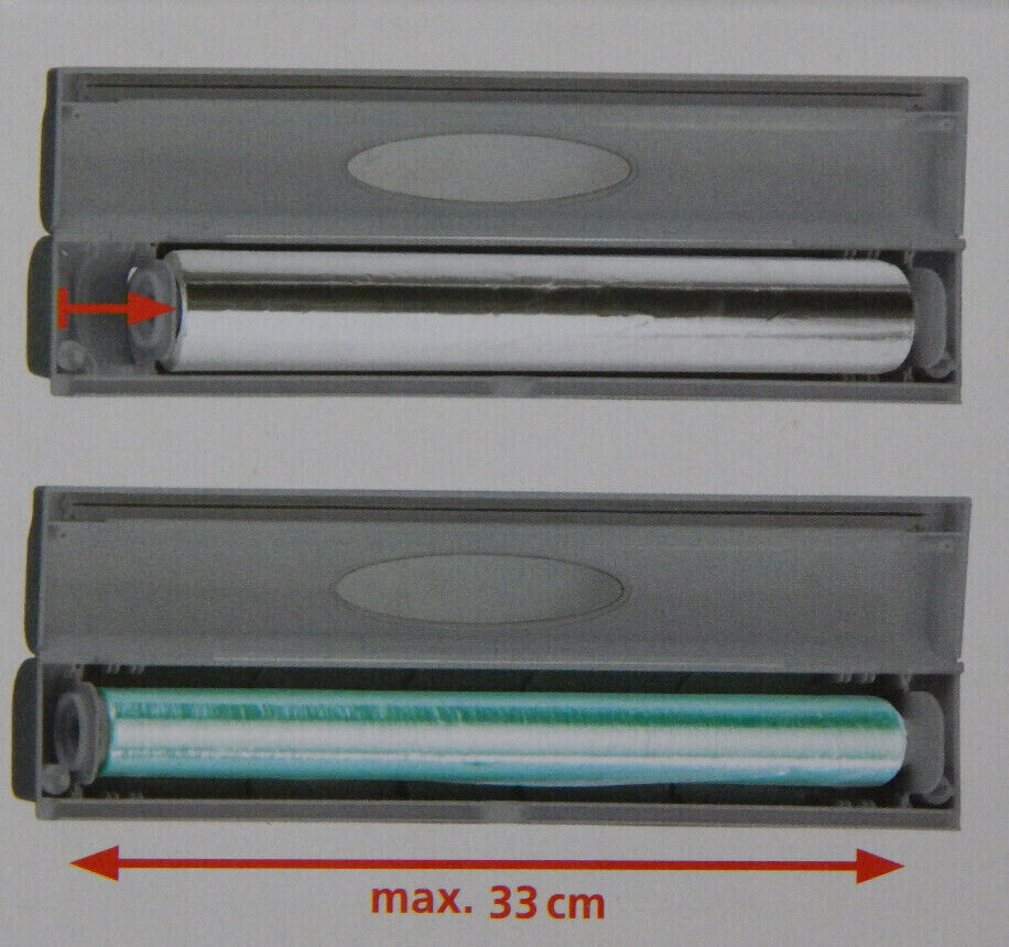 Folienspender Perfect-Cutter Frischhalte-Folie & Alufolie einfach abtrennen