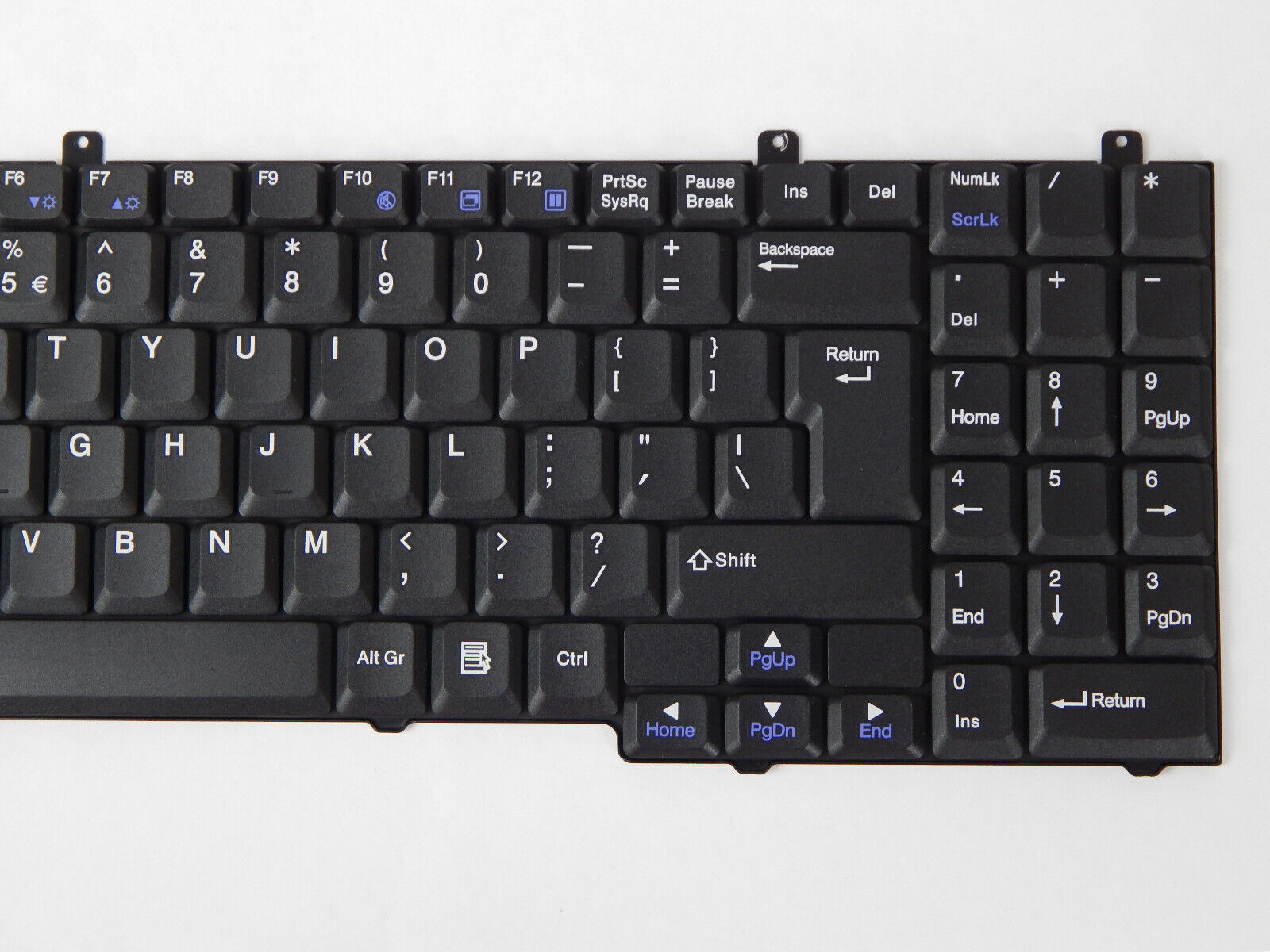 Laptop Tastatur Universal QWERTY Layout Laptoptastatur Notebook Einbau Tastatur
