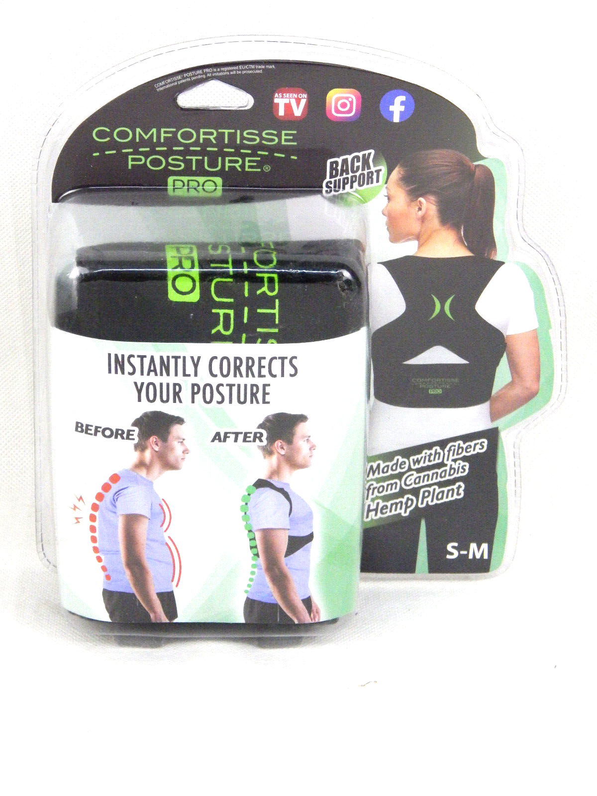 Rücken Stützgürtel Posture PRO Rücken Stütze Rücken Entlastung Haltungskorrektur