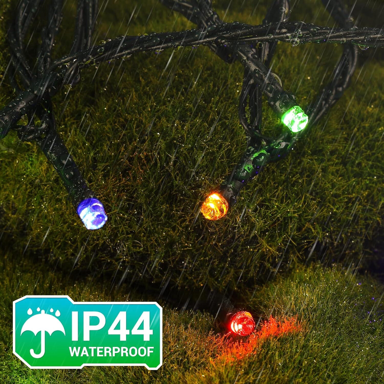 Weihnachtsbeleuchtung Außen 100M, 1000er LED Lichterkette Advent Dekoration