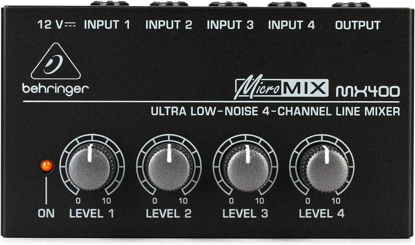 Behringer MICROMIX MX400 Ultra Low-Noise 4-Kanal-Line-Mixer