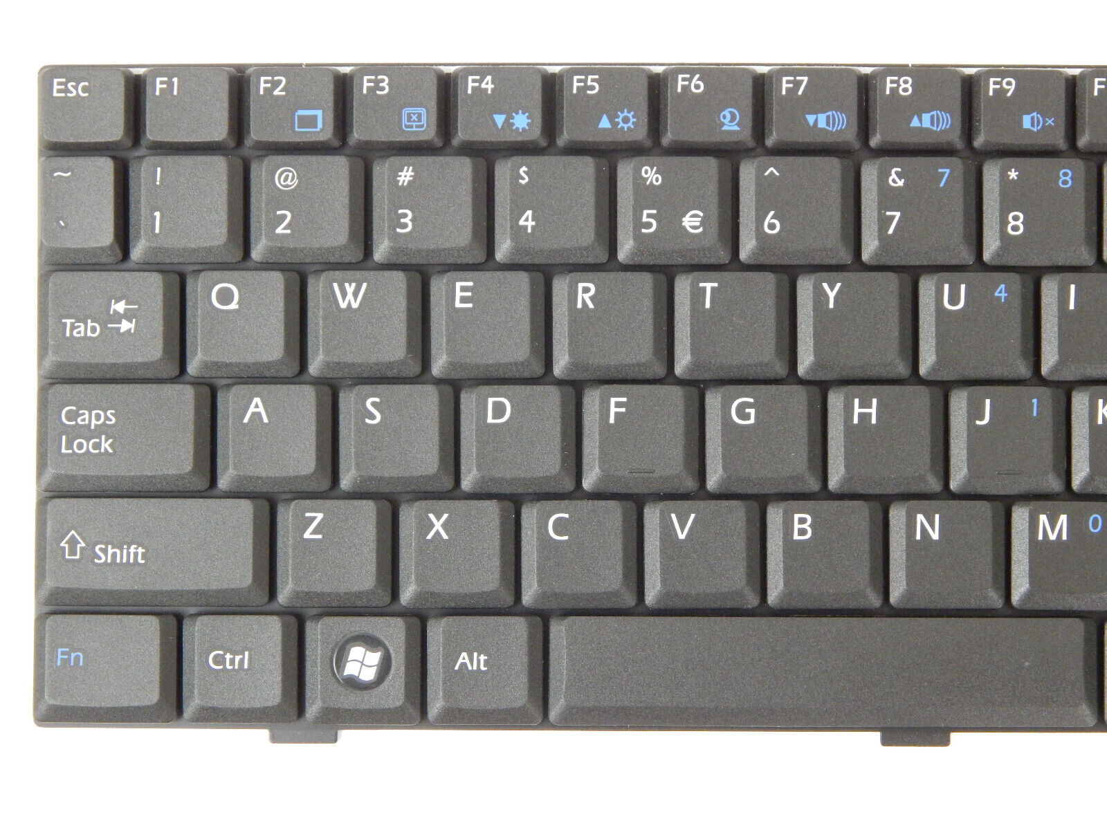 Laptop Tastatur Universal QWERTY Layout Laptoptastatur Notebook Einbau Tastatur