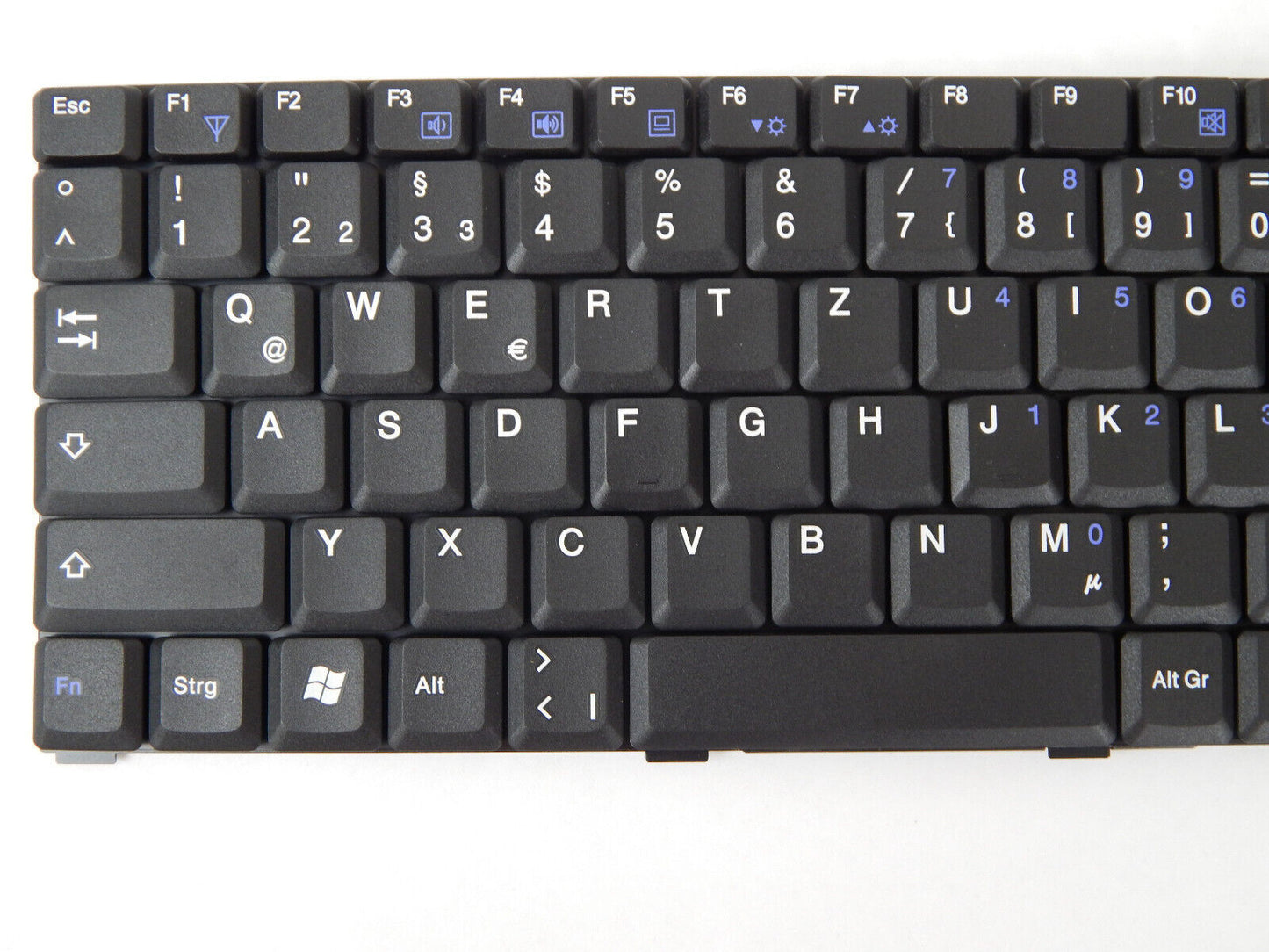 Laptop Tastatur Universal QWERTZ Layout Laptoptastatur Notebook Einbau Tastatur