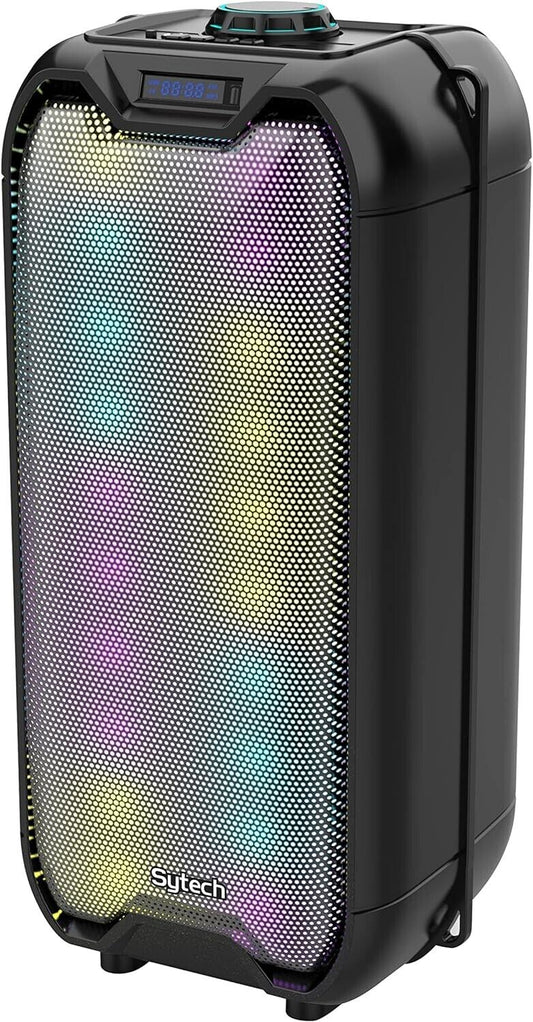 Sytech Lautsprecher Serie Microbeat 2 x 4, 15 W, rms / 120 peit, wiederaufladbar