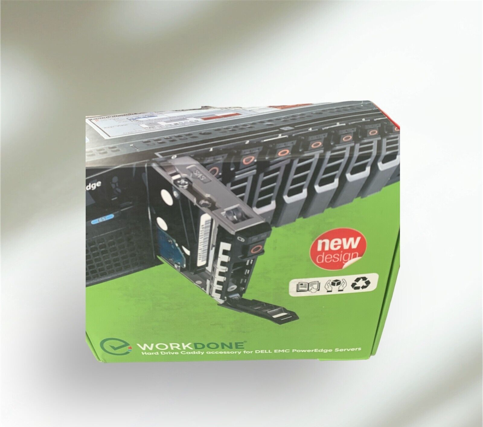 WORKDONE 6er-Pack - 3,5" Festplatten-Caddy m. 2,5"-Festplattenadapte