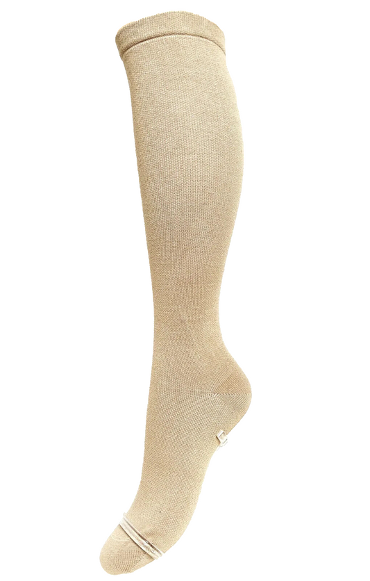 2 paar Cotton Club Stützknie beige Größe 35/38
