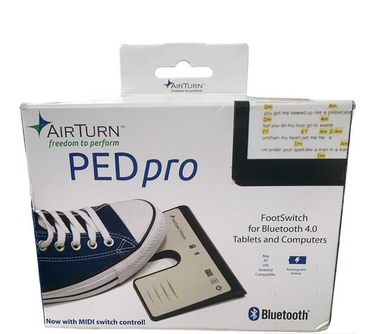 AirTurn PEDpro Bluetooth-Fußschalter Page Turner
