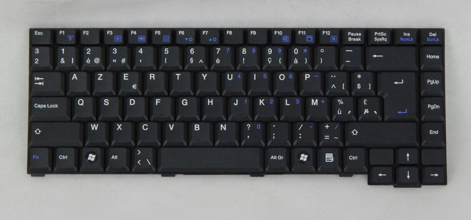 Laptop Tastatur Universal AZERTY Layout Laptoptastatur Notebook Einbau Tastatur