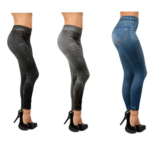 Slim Jeggings, 3er Set S/M (32 bis 36), die einzigartige Hose mit dem innovative