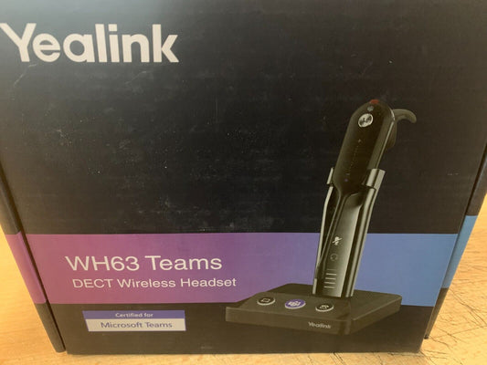 Yealink WH63 Wireless DECT Headset Teams Zertifiziertes,Einohr (Mono) Kabelloses