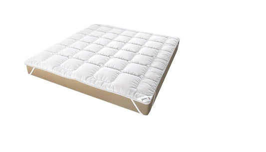 Duo-Topper Matratzentopper weiß 180 x 200 cm für Doppelmatratze Jekatex