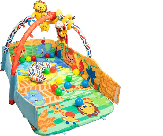 WARRALL M205H Interactive Multifunctional Baby Play Mat 5 in 1 Sensory Toy 20 Ba