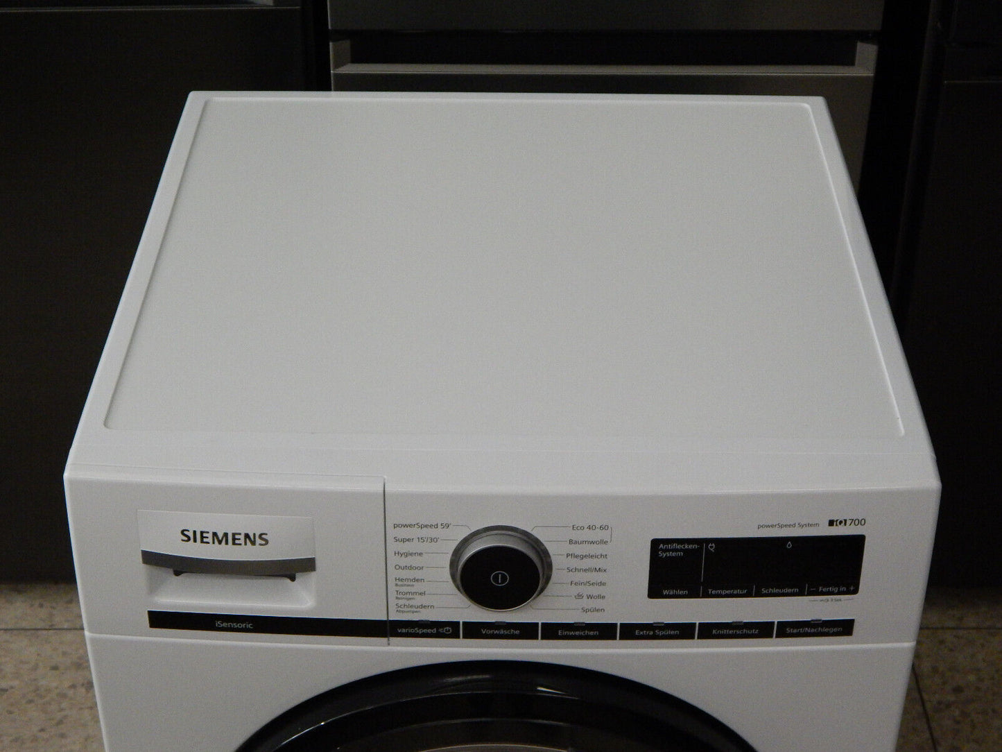 SIEMENS iQ700 WM14VMA3 Waschmaschine 9 kg, 1400 U/min iSensoric AquaStop in Weiß