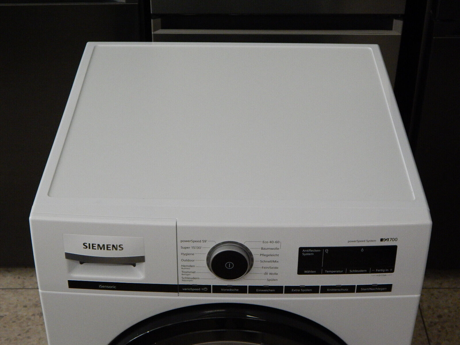 SIEMENS iQ700 WM14VMA3 Waschmaschine 9 kg, 1400 U/min iSensoric AquaStop in Weiß