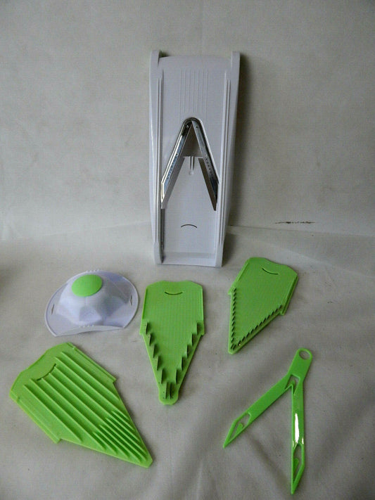Livington Gemüsehobel 6-tlg Set grün
