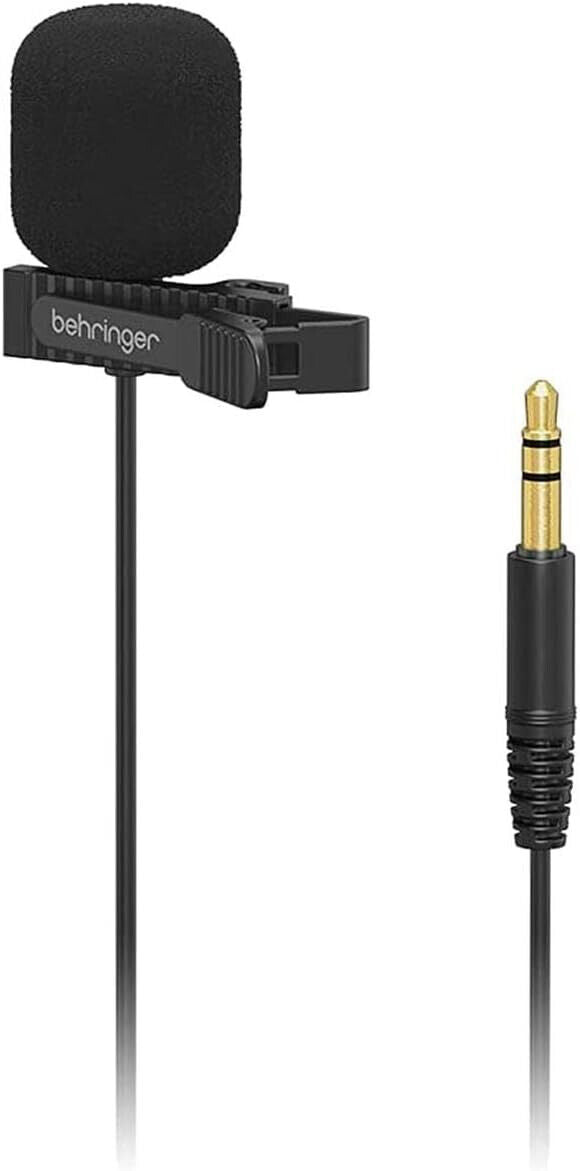 Behringer BC LAV GO Professionelles Lavalier-Mikrofon in Schwarz