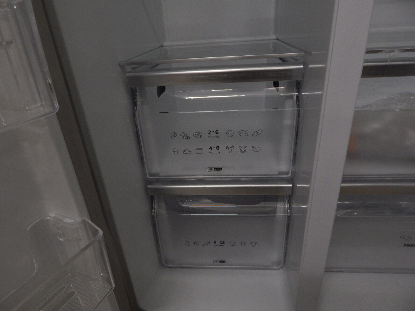 Gorenje Side-by-Side NRS9EVXB1 Kühlschrank Edelstahl Eis-/Wasserspender NoFrost