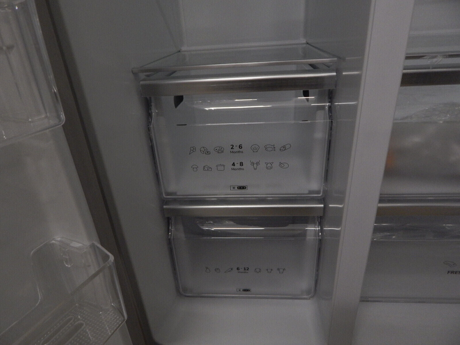 Gorenje Side-by-Side NRS9EVXB1 Kühlschrank Edelstahl Eis-/Wasserspender NoFrost