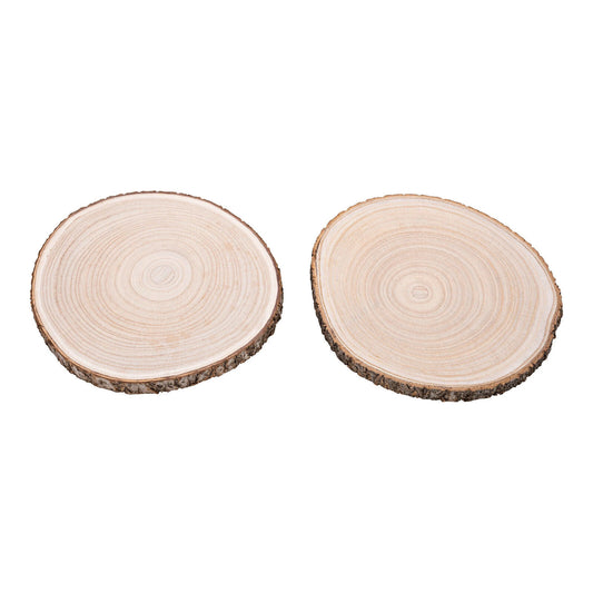 Platzteller "Baumscheiben" 2er-Set