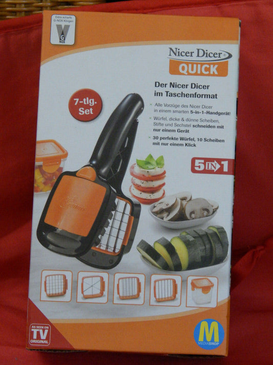 Zerkleinerer NICER DICER QUICK inclusive Egglettes Eierkocher 