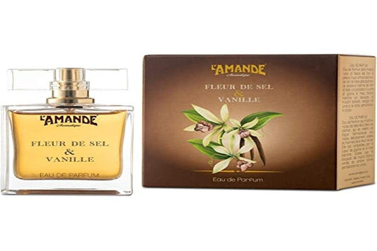 L'AMANDE - Frischer und zarter Damenduft mit Blume aus Meersalz, Vanille, Rose u