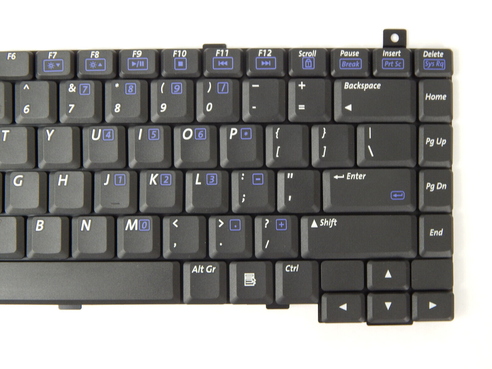 Laptop Tastatur Universal QWERTY Layout Laptoptastatur Notebook Einbau Tastatur
