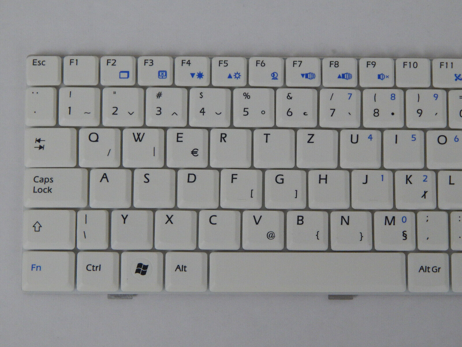 Laptop Tastatur Universal QWERTZ Layout Laptoptastatur Notebook Einbau Tastatur