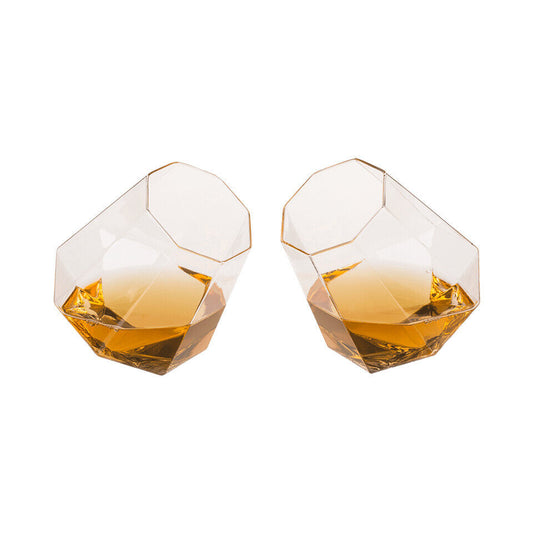 Whiskygläser Diamond, 2er Set Gläser Trinkgläser