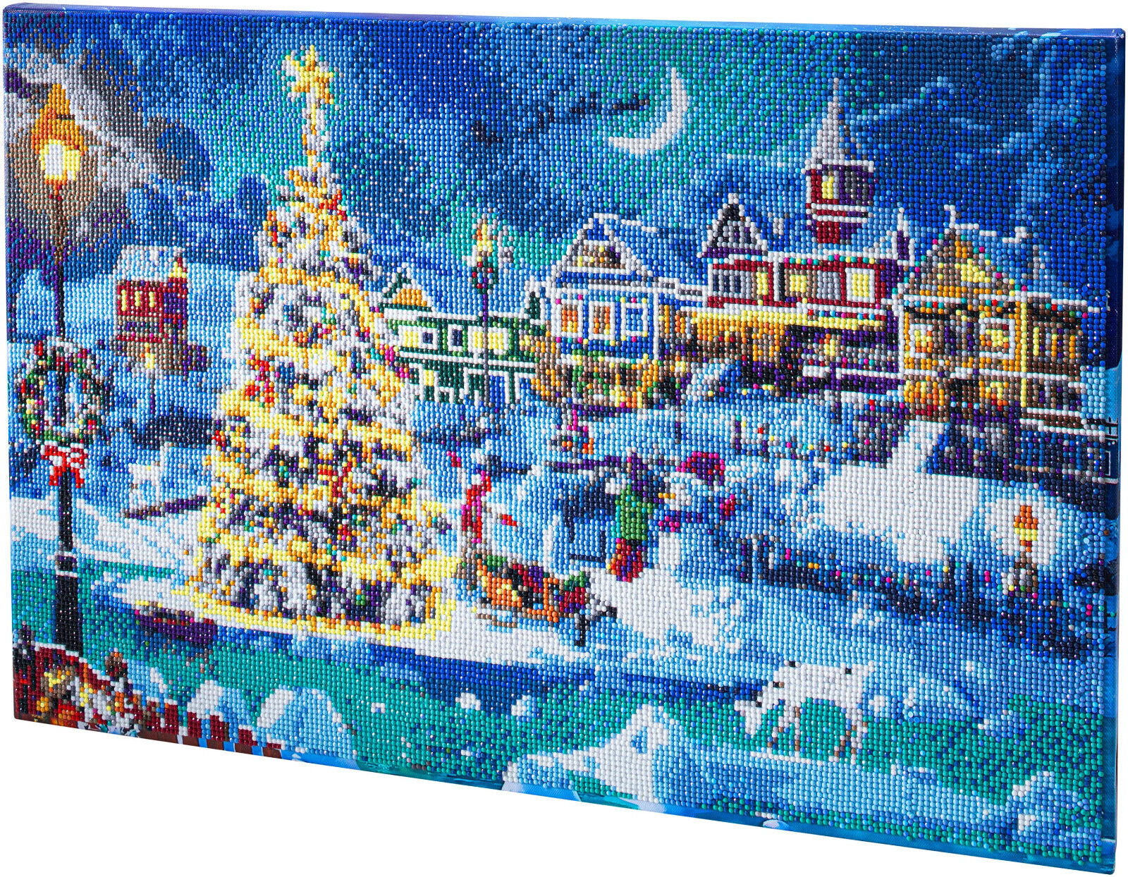 LED-Diamond Painting "Christmas" 60x40 cm Deko Basteln Wanddeko Wohnungsdeko