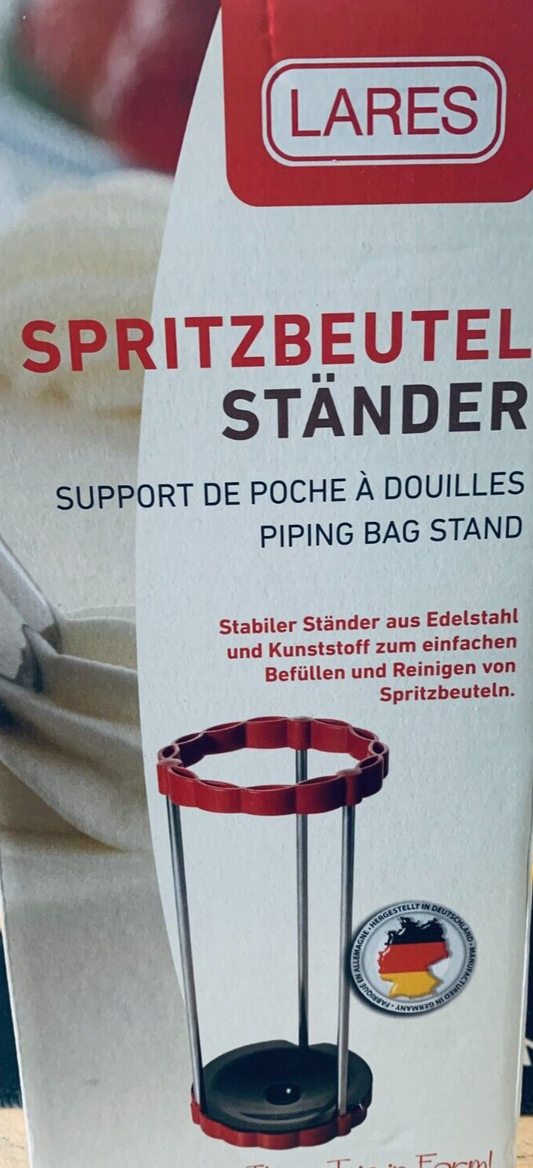 Lares Spritzbeutelhalter/Spritztütenständer - ideal zum Befüllen und Reinigen vo