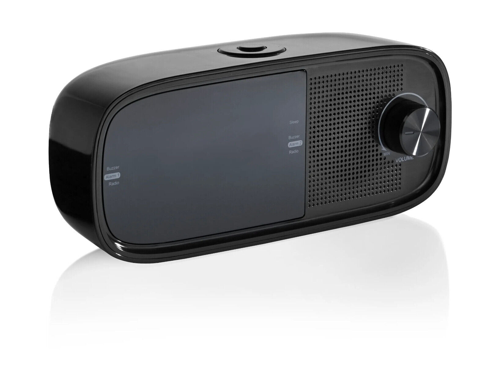FM-Radiowecker Radio Wecker in Schwarz