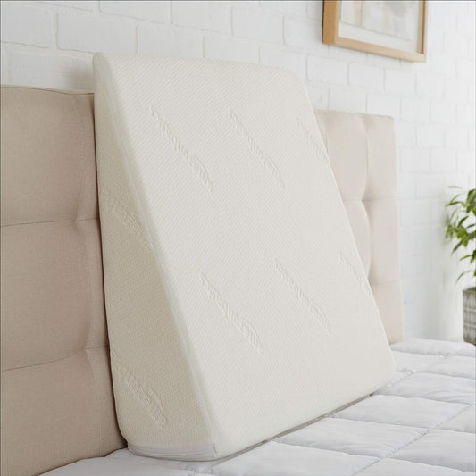 Amazon Basics - Almohada Bett-Keilkissen Beinkissen Fußstütze Lesekissen Kissen